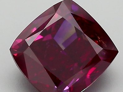 2.00 Ct. Fancy Purplish Red Cushion Lab-Grown Diamond