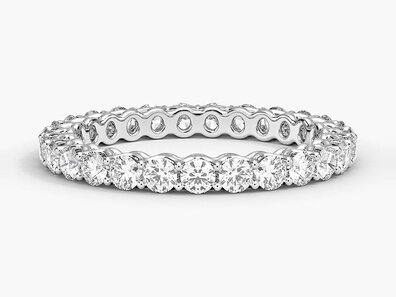 Elodie Lab Diamond Eternity Ring (1ct. tw.) in 14K White Gold
