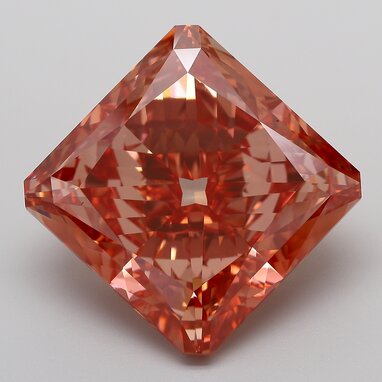 Lab grown Diamond Radiant 27ct Fancy Vivid Pink