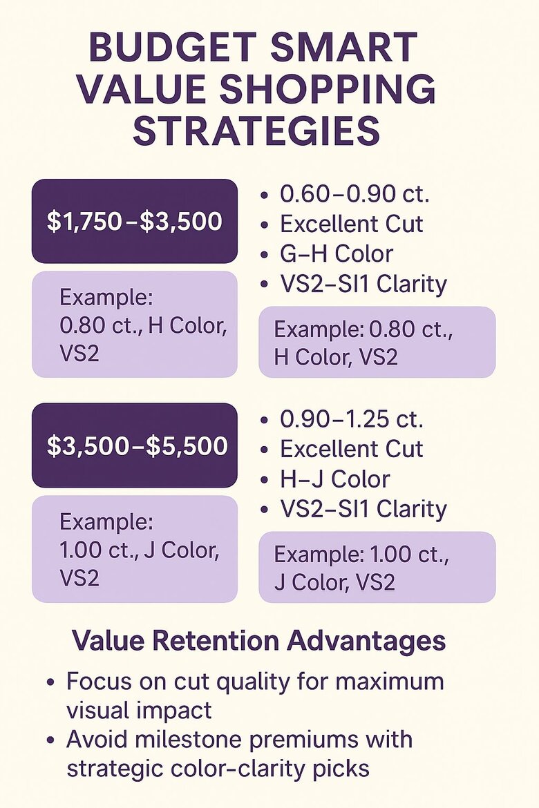 Image: Budget Optimization Decision Tree - Visual flowchart showing how to allocate budget across the 4Cs based on different total budget ranges to maximize visual impact and value