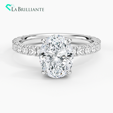 Grand Perfect Fit Three-Quarter Diamond Ring in 18K White Gold