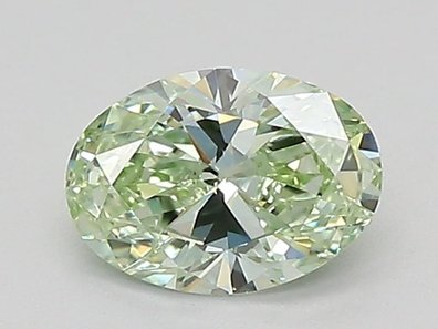 0.54 Ct. Fancy Intense Green Oval Lab-Grown Diamond