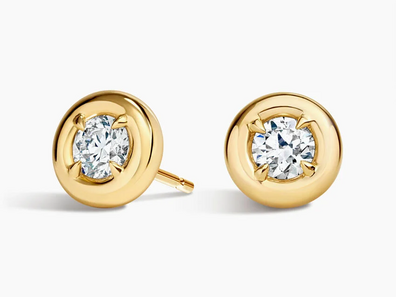 Andrea Lab Diamond Earrings (1 ct. tw.) in 14K Yellow Gold