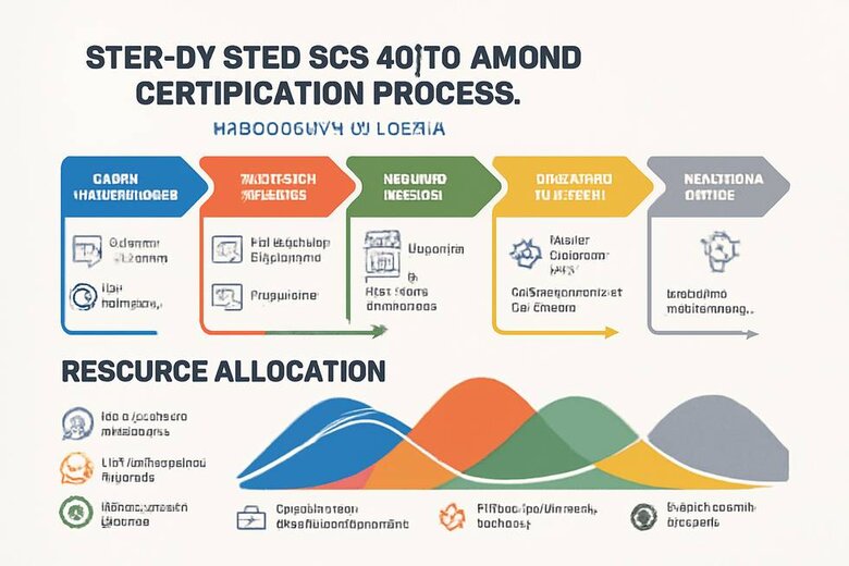 Image: Implementation Timeline and Resource Allocation Chart - Visual roadmap showing typical certification phases, team requirements, and resource allocation across 6-12 month implementation period