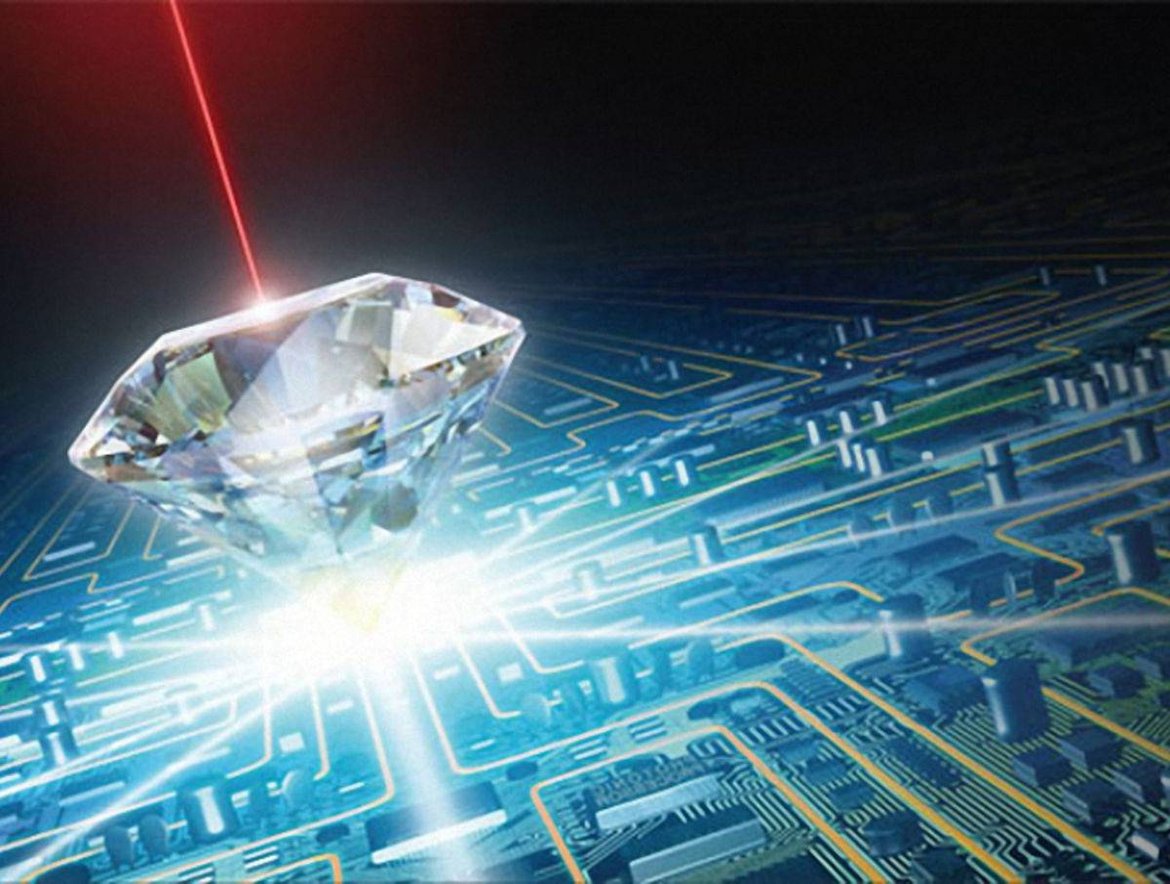 use of lab diamonds in quantum computers
