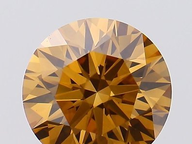 Brown lab-grown diamond