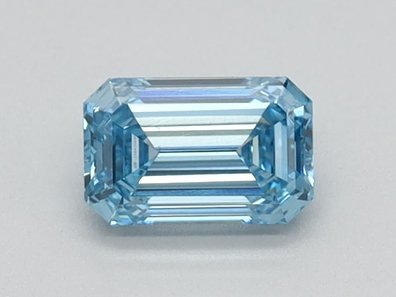0.33 Ct. Fancy Intense Blue Emerald Lab-Grown Diamond