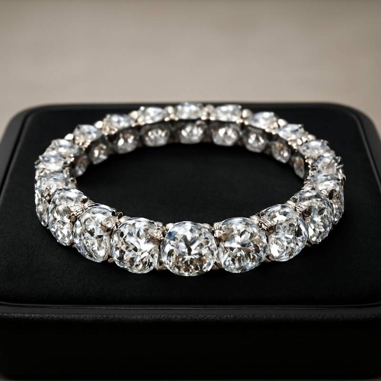 Image: Light Performance Analysis of Full Circle Setting - Scientific demonstration showing how continuous diamond placement creates enhanced brilliance through internal light reflection