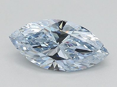 0.70 Ct. Fancy Intense Blue Marquise Lab-Grown Diamond