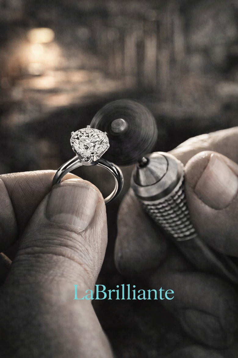 Micro-Pavé Diamond Setting Process - Visual demonstration of precision placement technique showing how each tiny diamond creates continuous sparkle effect