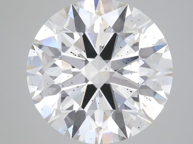 7.02 Carat SI1 Round Lab-Grown Diamond