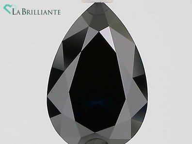 Black lab-grown diamond