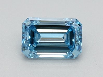 0.37 Ct. Fancy Intense Blue Emerald Lab-Grown Diamond