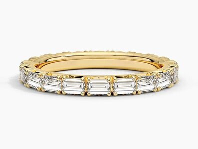 Nathalie Lab Diamond Eternity Ring (1 ct. tw.) in 14K Yellow Gold