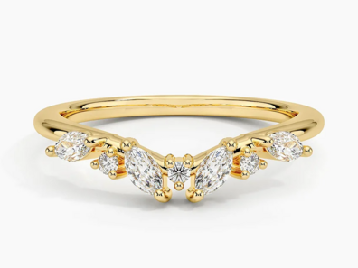 Yvette Diamond Ring in 18K Yellow Gold