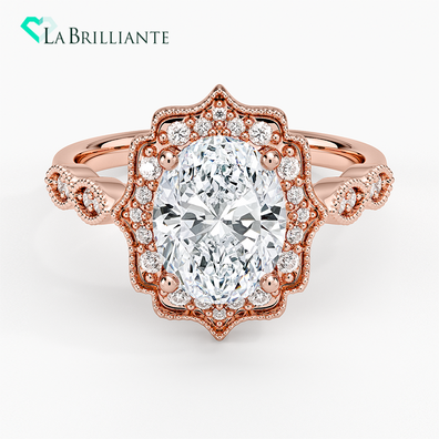 Cadenza Halo Diamond Ring