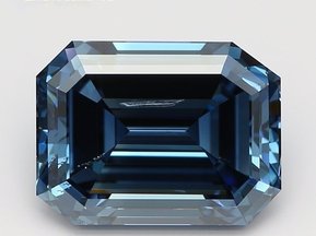 2.01 Ct. Fancy Deep Blue Emerald Lab-Grown Diamond