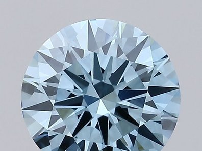 Round 1.13 Ct. Fancy Vivid Blue VVS2 Lab-Grown Diamond