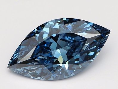 Blue lab grown diamond
