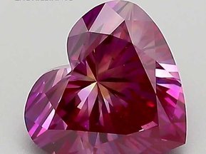 1.22 Ct. Fancy Vivid Purple Heart Lab-Grown Diamond