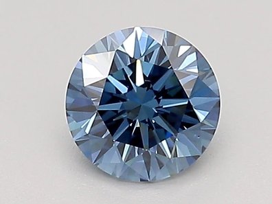 0.57 Ct. Fancy Deep Blue Round Lab-Grown Diamond
