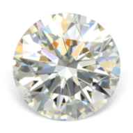 Round lab-grown diamonds