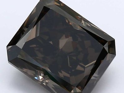 Black lab-grown diamond