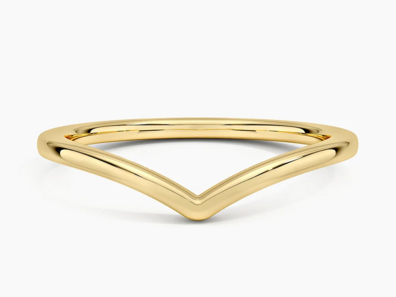 Chevron Ring in 18K Yellow Gold