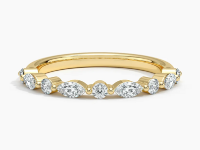 Versailles Half Coverage Lab Diamond Ring (38 ct. tw.) in 18K Yellow Gold