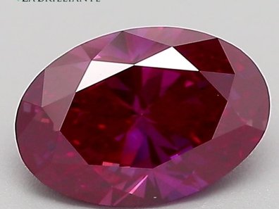 1.07 Ct. Fancy Red Oval Lab-Grown Diamond