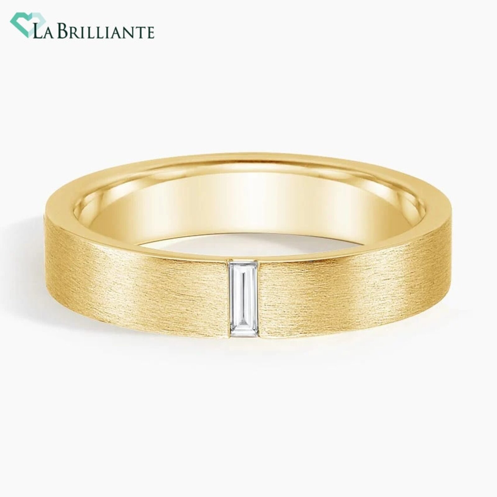 Apollo Labordiamant 4,5 mm Ehering aus 18 Karat Gelbgold