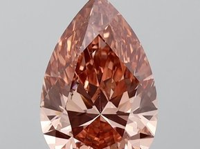 1.12 Ct. Fancy Pinkish Brown PearLab-Grown Diamond