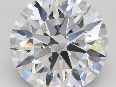 5.54 Carat VVS2 Round Lab-Grown Diamond