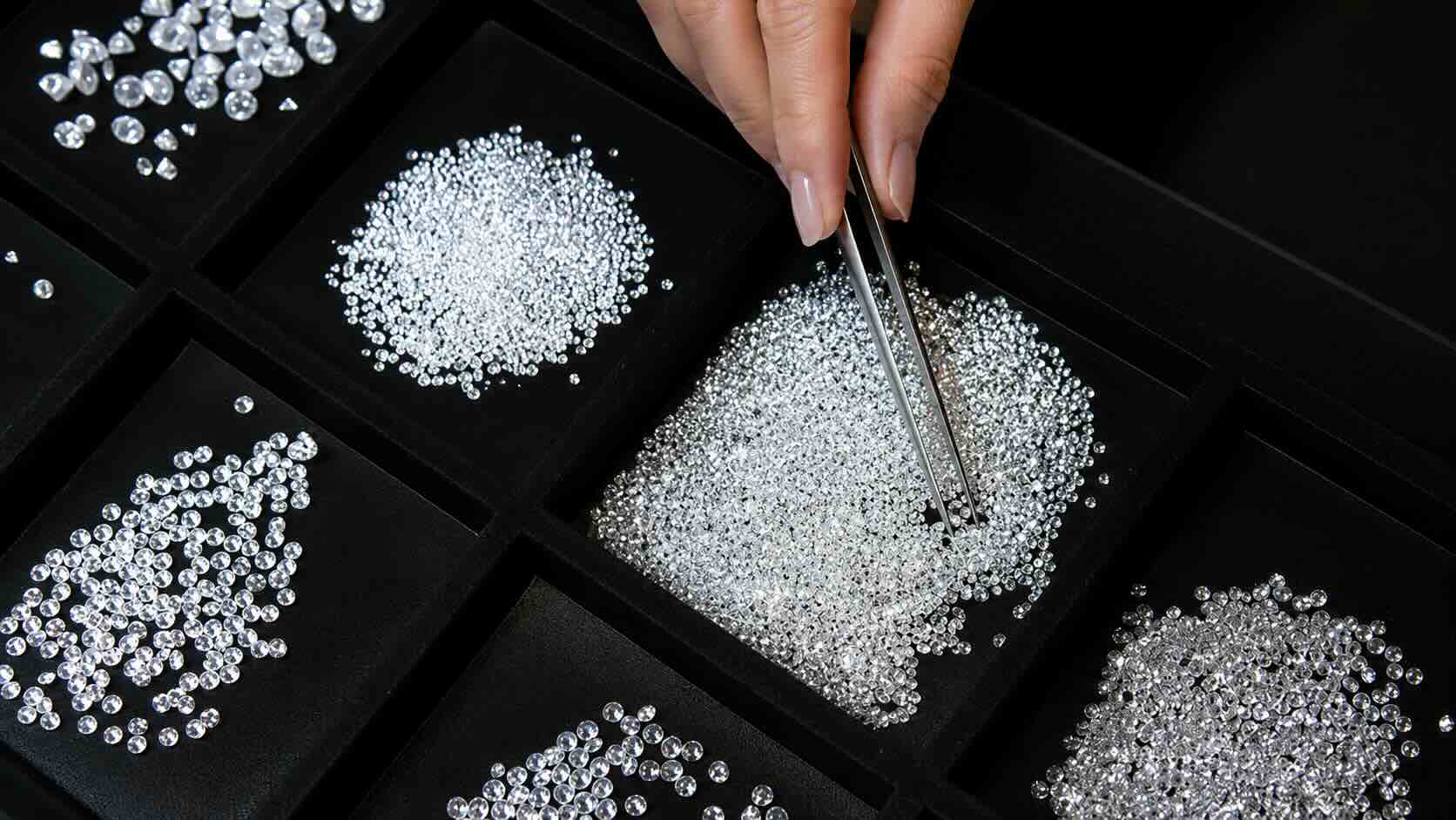 Colorless diamond melee wholesale